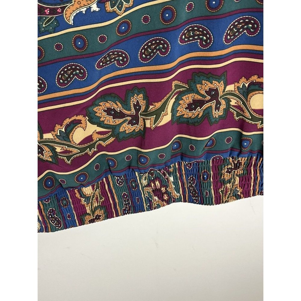 Alfred Dunner Womens Shirt Blouse Size 24W Multicolored Collared 1/2 Button up - Picture 4 of 8